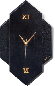 zidni sat heksagon luxury 1401
