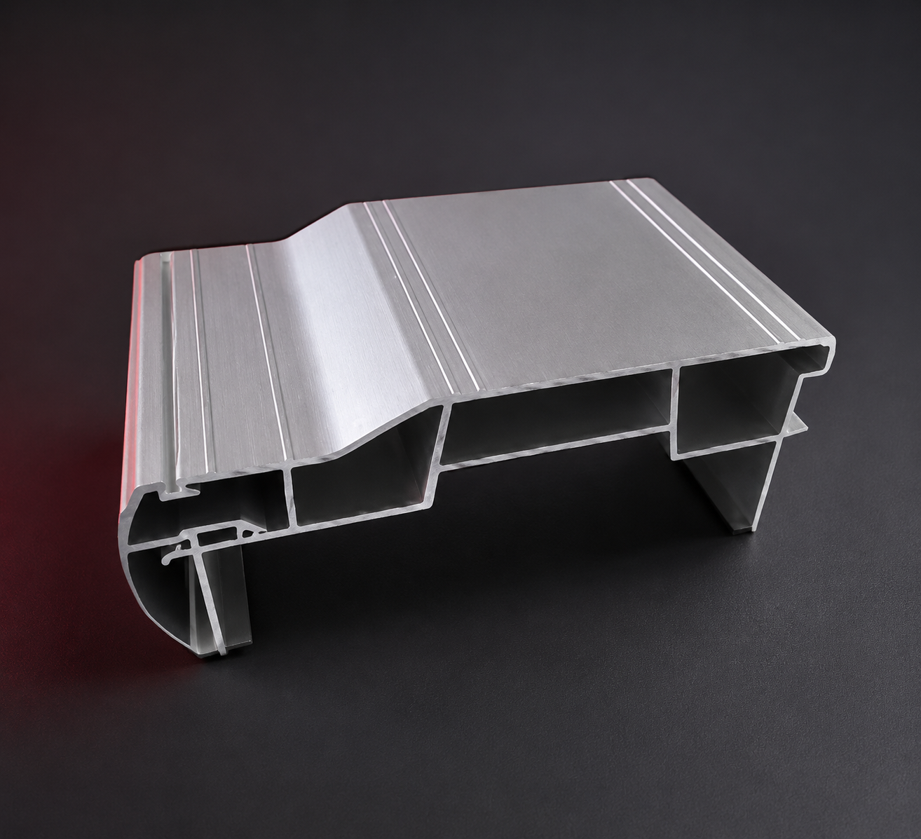 Presek kvalitetnog aluminijumskog profila za svetleću reklamu