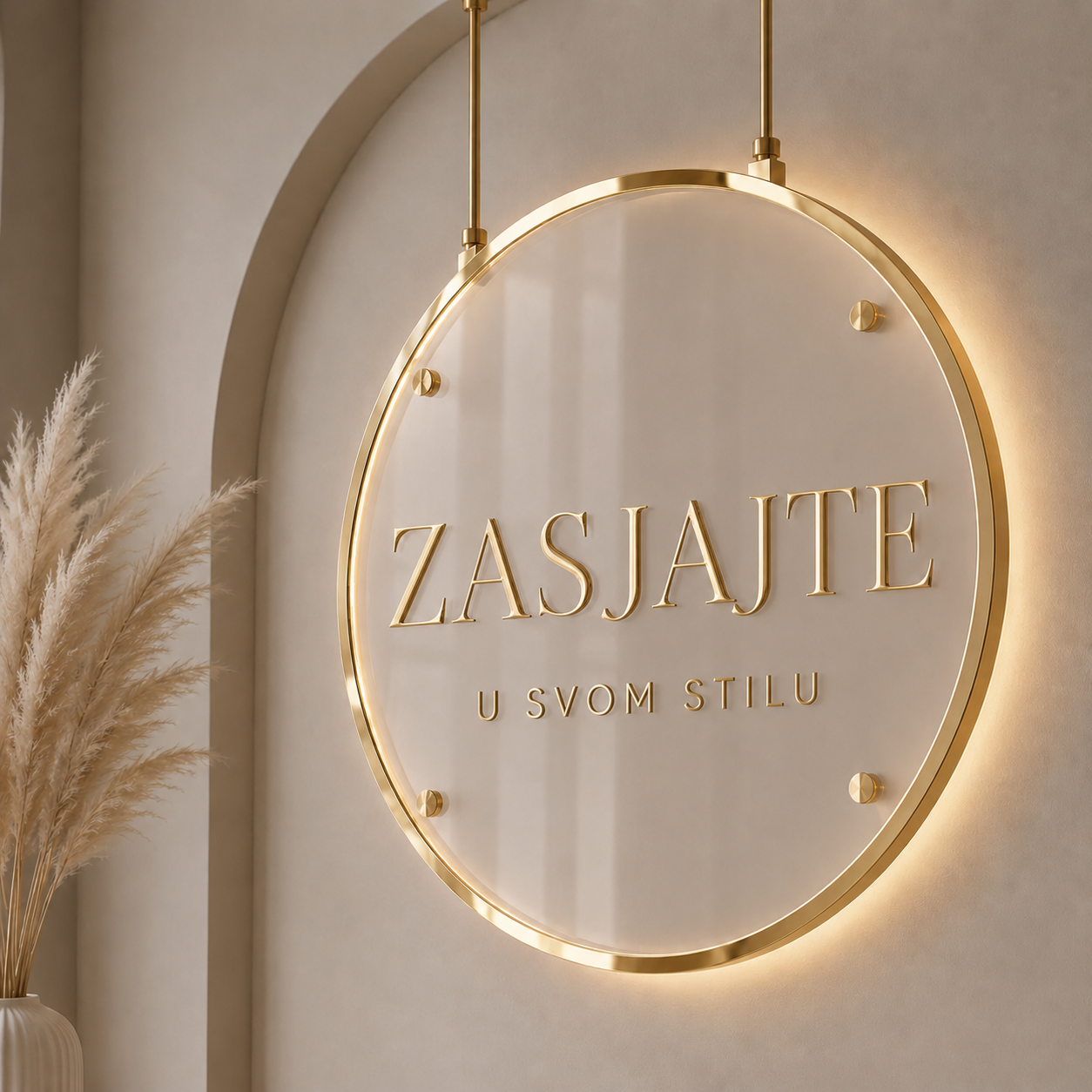 Providna viseća reklama Atelier